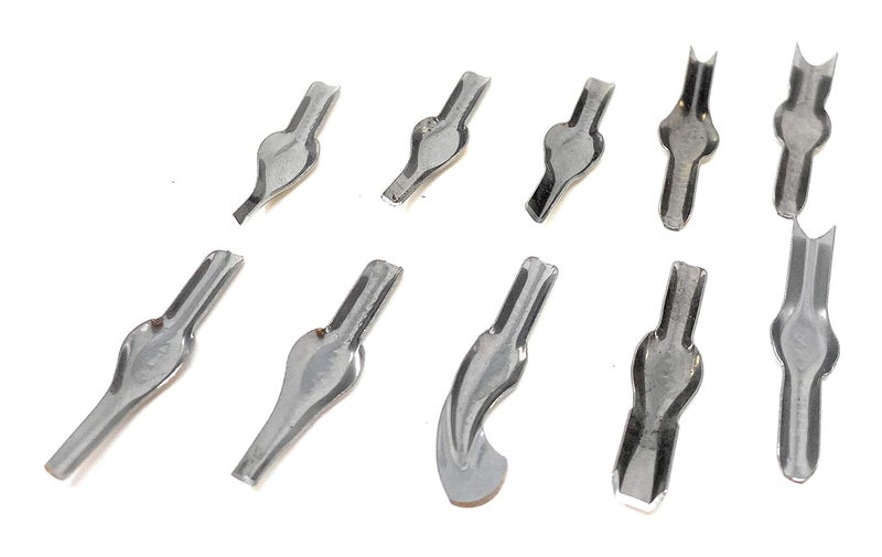 Essdee Linoleum Cutter Tools - Style 1 to 10 Sizes Lino Blades - High Carbon Steel - Pack of 10 - Made in UK - Image 5